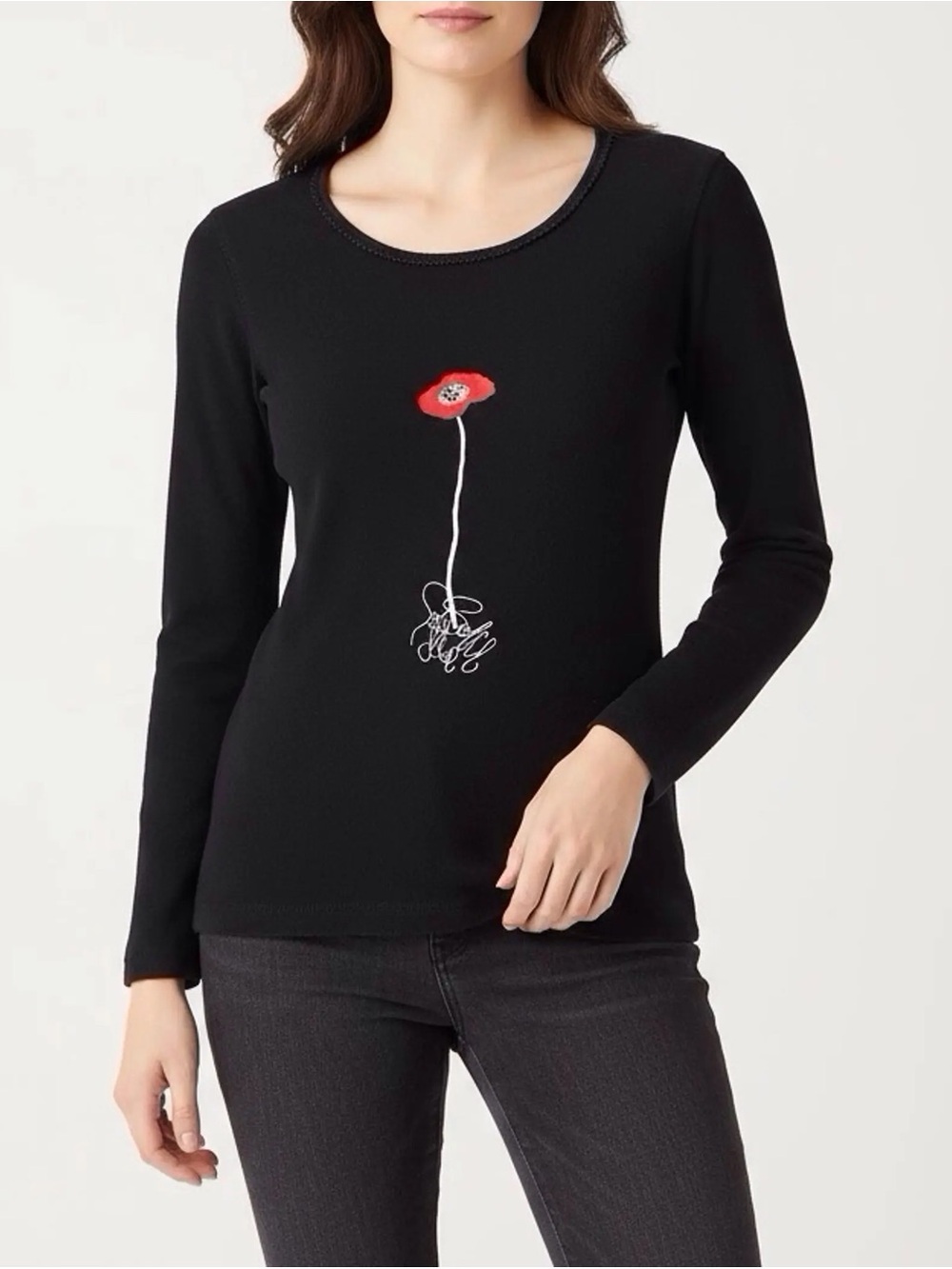 Vintage Sonia Rykiel Paris Long Sleeve Top